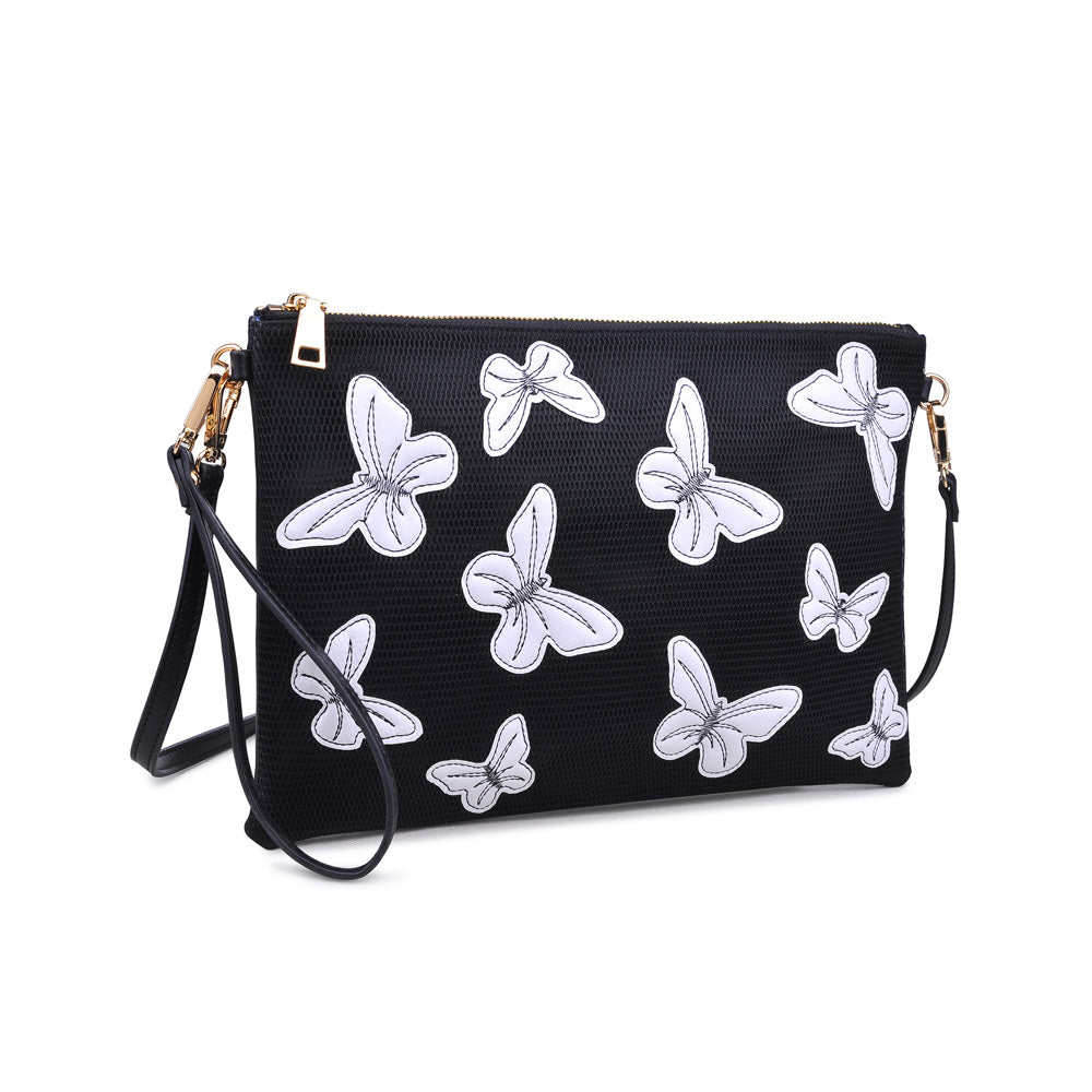 Product Image of Urban Expressions Papillon Clutch NA-840611127532 View 2 | Black White
