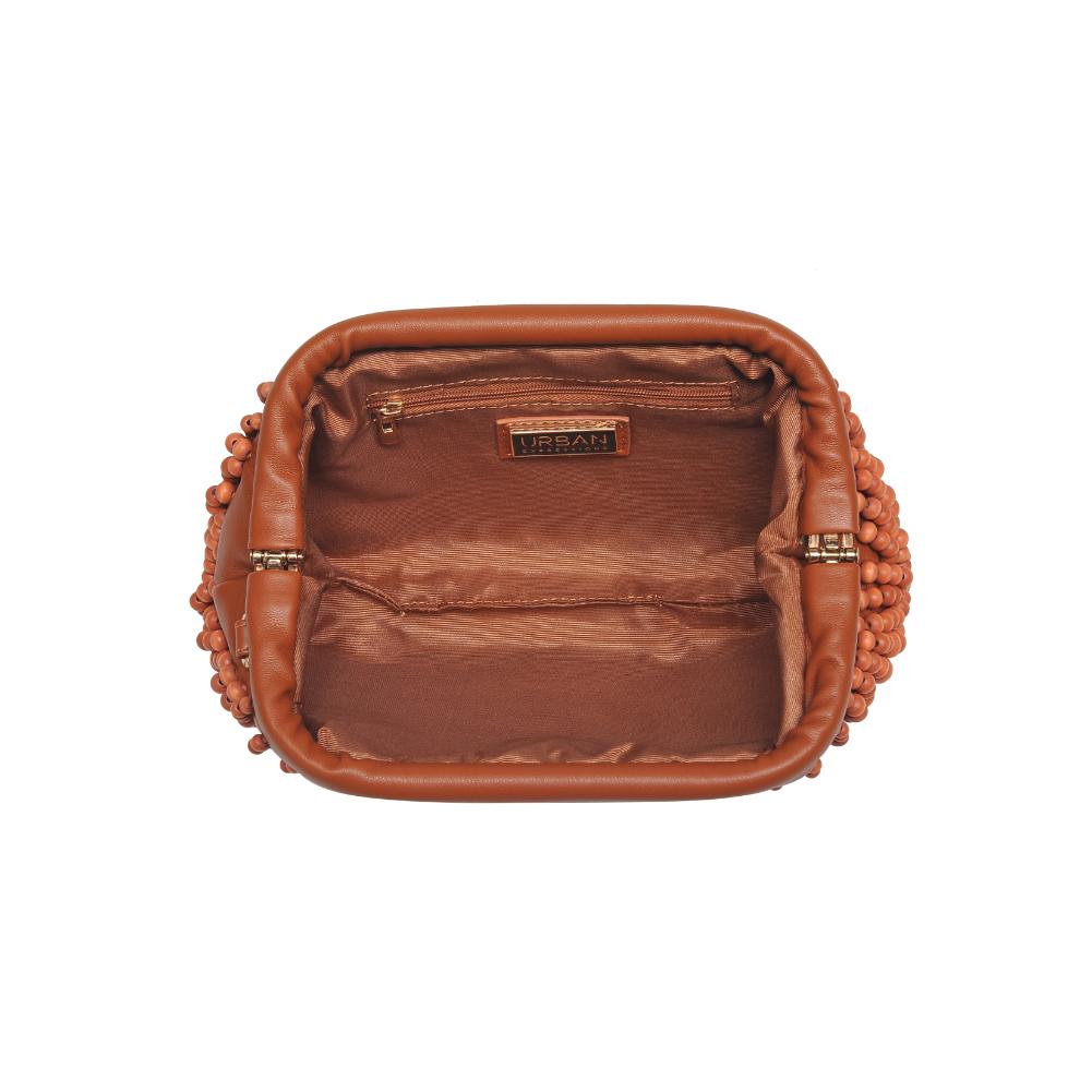 Woman wearing Tan Urban Expressions Lydia Clutch 840611191533 View 9 | Tan