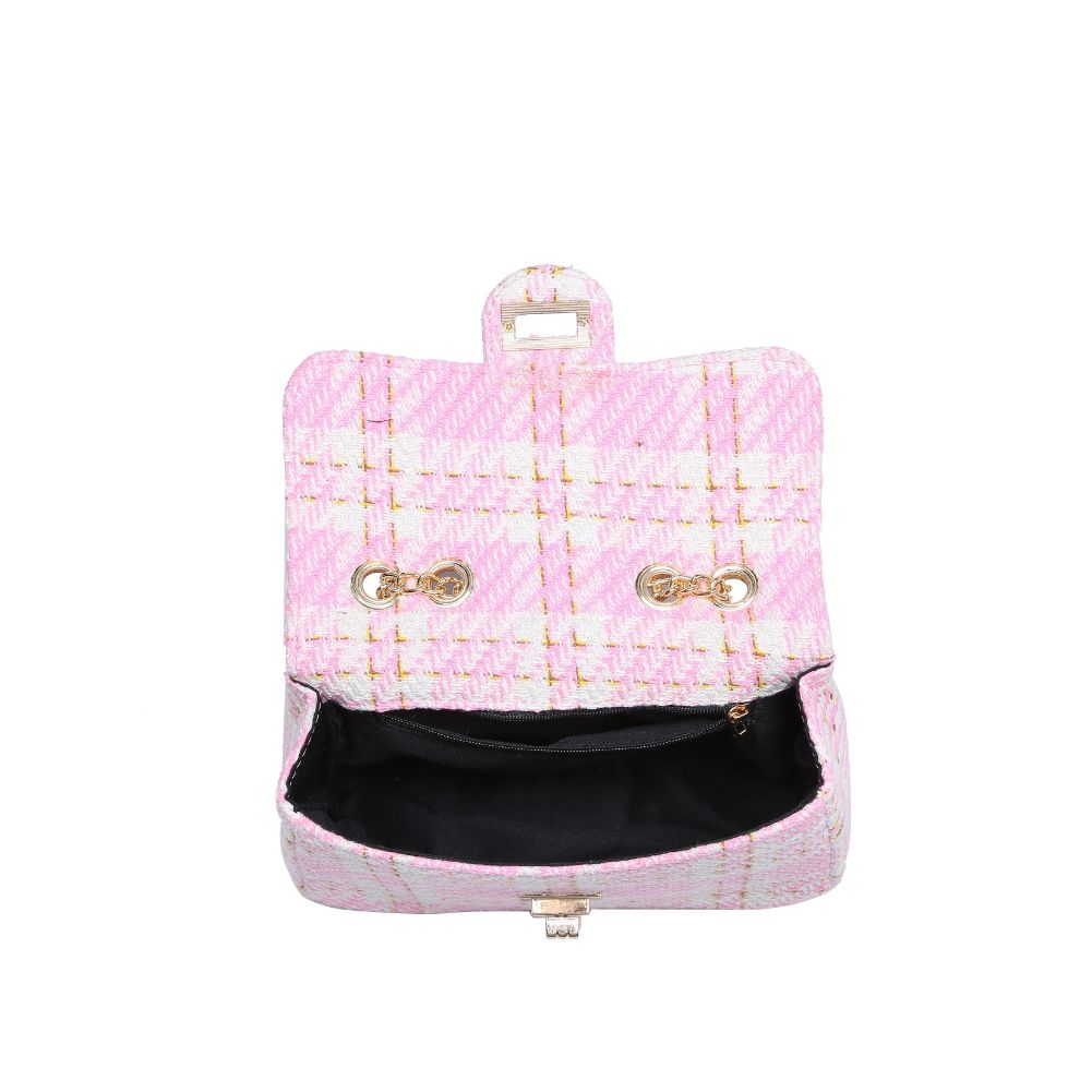 Woman wearing Pink Urban Expressions Camille Shoulder Bag 818209019736 View 9 | Pink