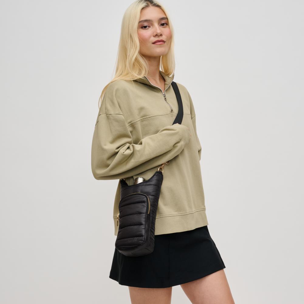 Woman wearing Black Urban Expressions Jace Crossbody 840611193537 View 2 | Black