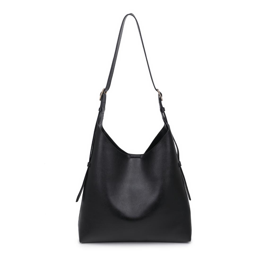 Woman wearing Black Urban Expressions Maria Hobo 840504206252 View 5 | Black