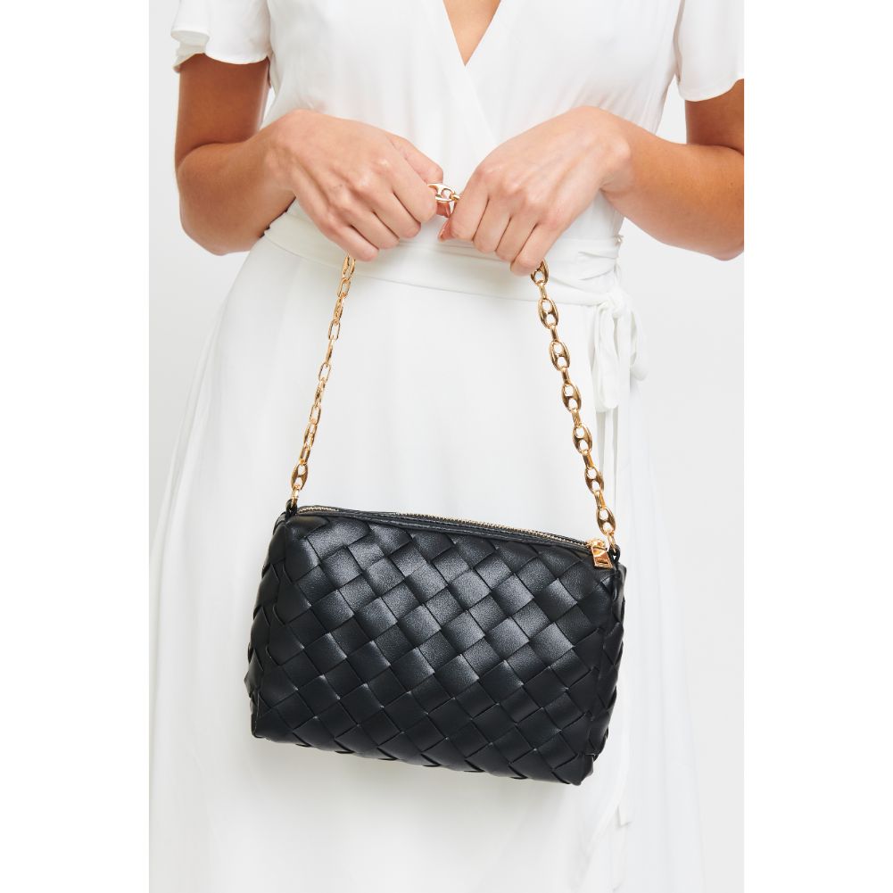 Woman wearing Black Urban Expressions Elara Crossbody 840611179593 View 3 | Black