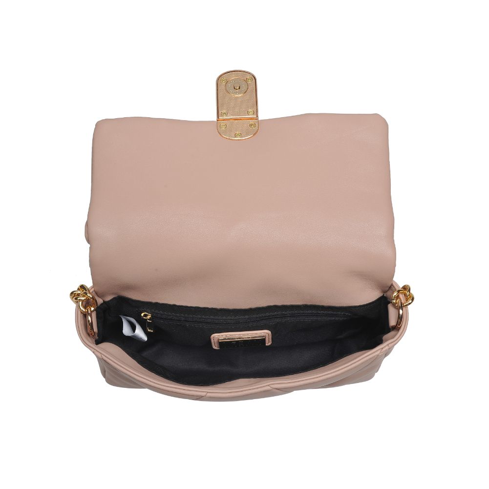 Woman wearing Nude Urban Expressions Anderson Crossbody 840611113825 View 9 | Nude