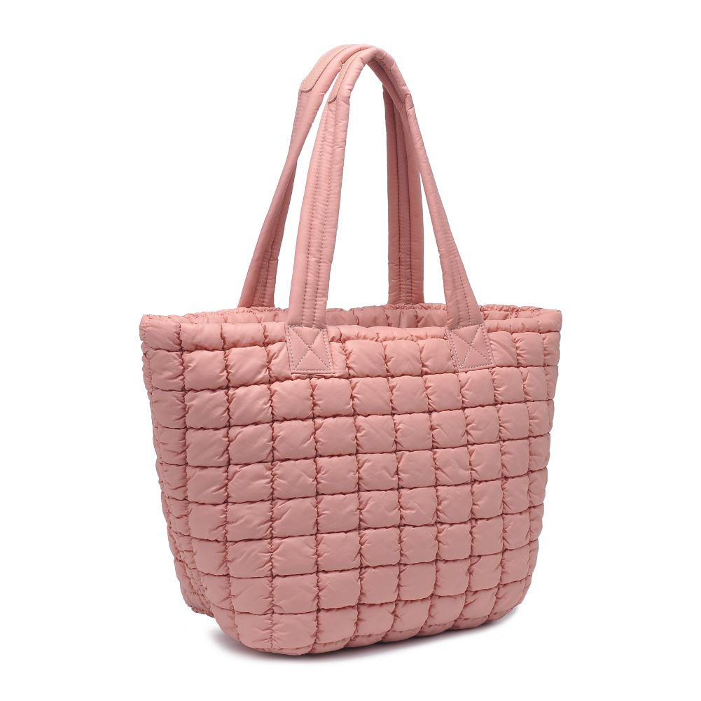 Urban Expressions Breakaway - Puffer Tote 840611119872 View 6 | Pastel Pink