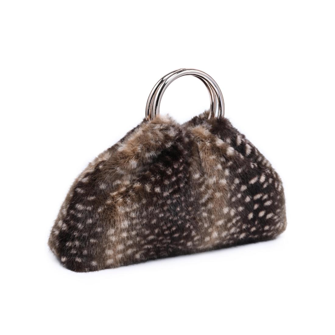 Urban Expressions Keala - Faux Fur Tote 840504216046 View 2 | Chocolate Fawn