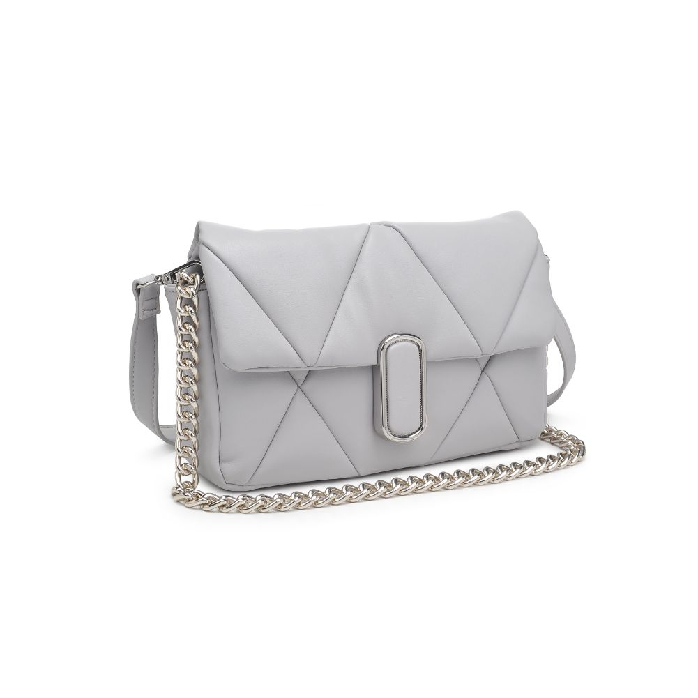 Woman wearing Grey Urban Expressions Anderson Crossbody 840611113818 View 6 | Grey