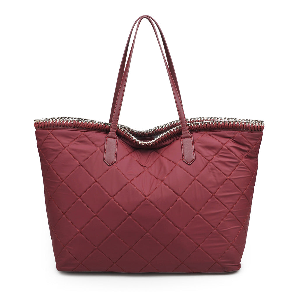 Product Image of Urban Expressions Rush Tote 840611156556 View 1 | Burgundy