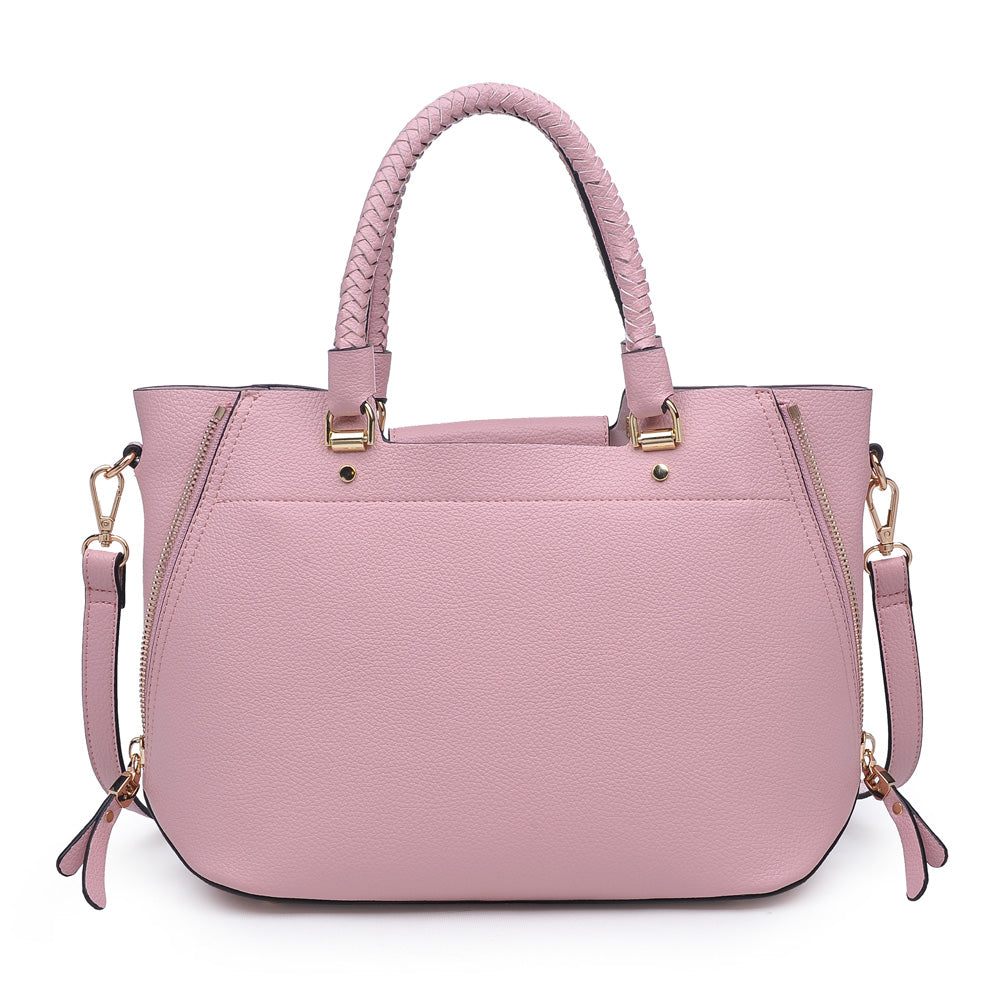 Product Image of Urban Expressions Phoenix Satchel NA-840611158536 View 3 | Blush