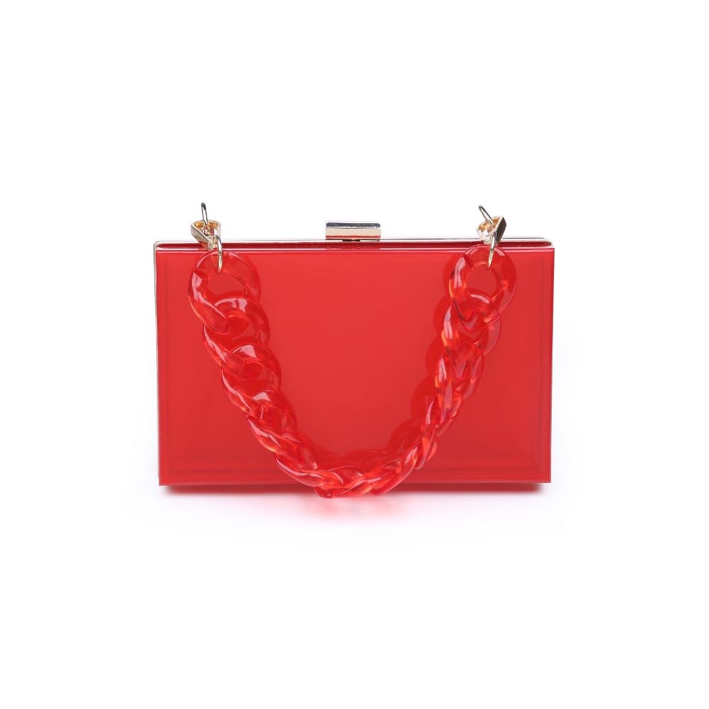 Product Image of Urban Expressions Lizzo Evening Bag 840611168368 View 3 | Red