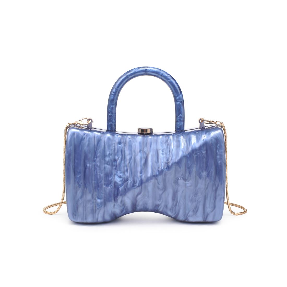 Woman wearing Navy Urban Expressions Julie Evening Bag 840611198709 View 5 | Navy