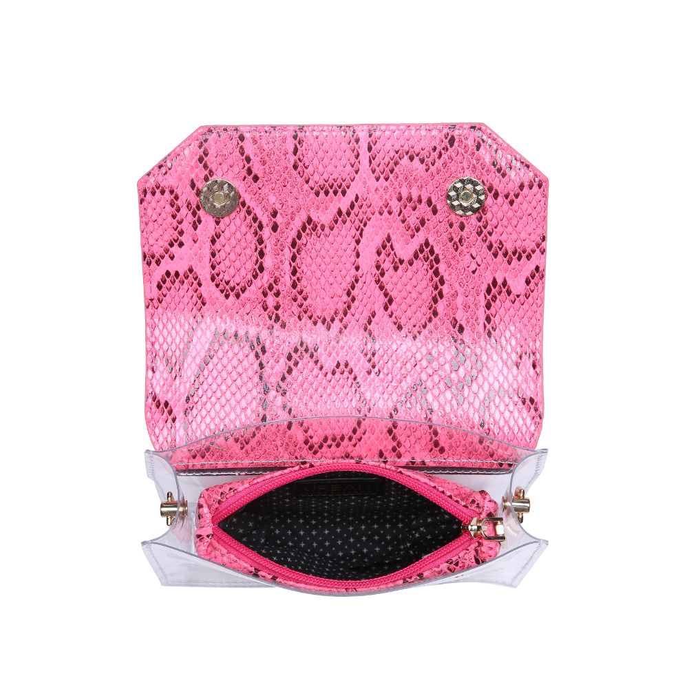 Product Image of Urban Expressions Tailgate - Snake Crossbody 840611162939 View 4 | Neon Pink