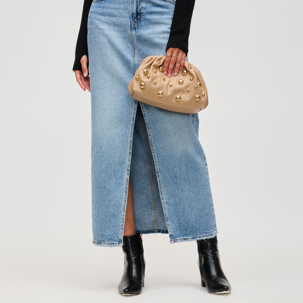 Woman wearing Natural Urban Expressions Carey Clutch 840611193810 View 2 | Natural