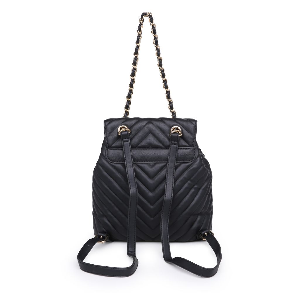 Woman wearing Black Urban Expressions Yessenia Backpack 840611167323 View 7 | Black