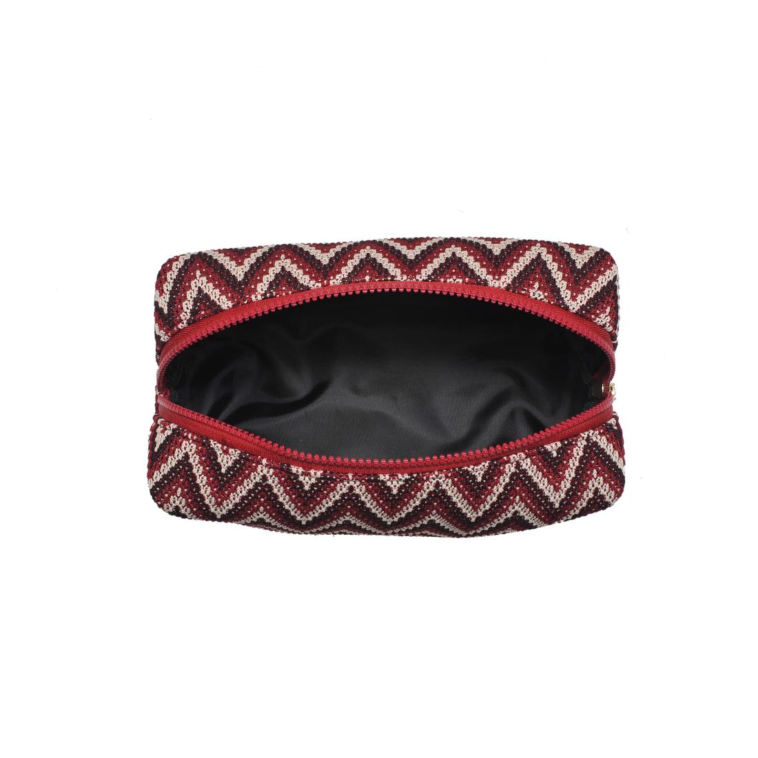 Urban Essentials V-Muse Cosmetic & Travel Organizer Pouch 840611197788 View 8 | Red Multi