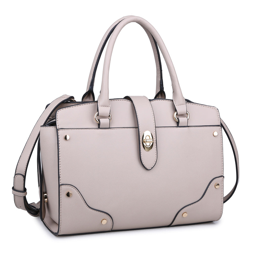 Product Image of Urban Expressions Cleo Satchel NA-840611149466 View 2 | Natural