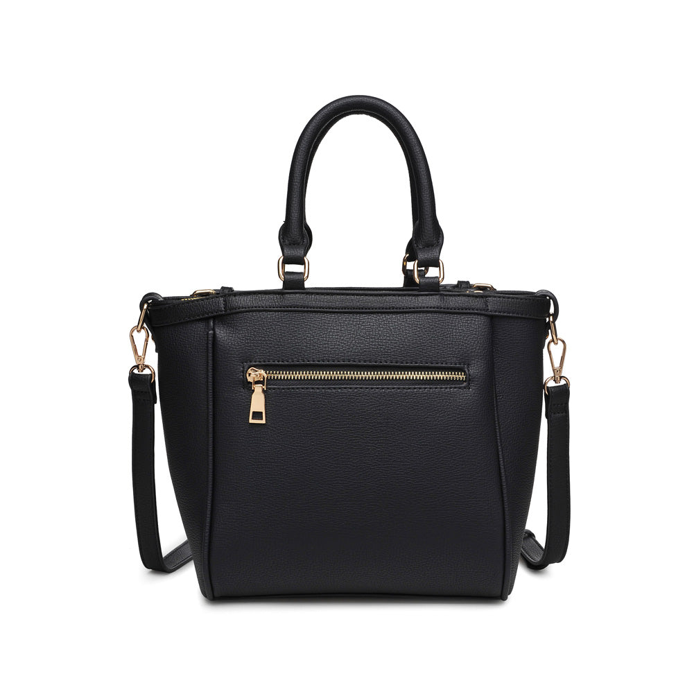 Product Image of Urban Expressions Aviana Satchel NA-840611154408 View 3 | Black