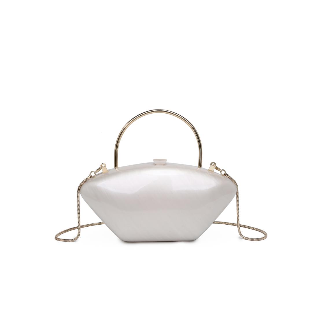 Product Image of Urban Expressions Guliana Evening Bag 840611160720 View 5 | Ivory