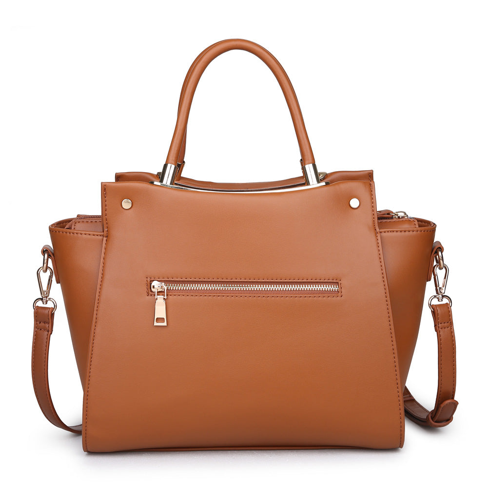 Product Image of Urban Expressions Greyson Satchel NA-840611149732 View 3 | Tan