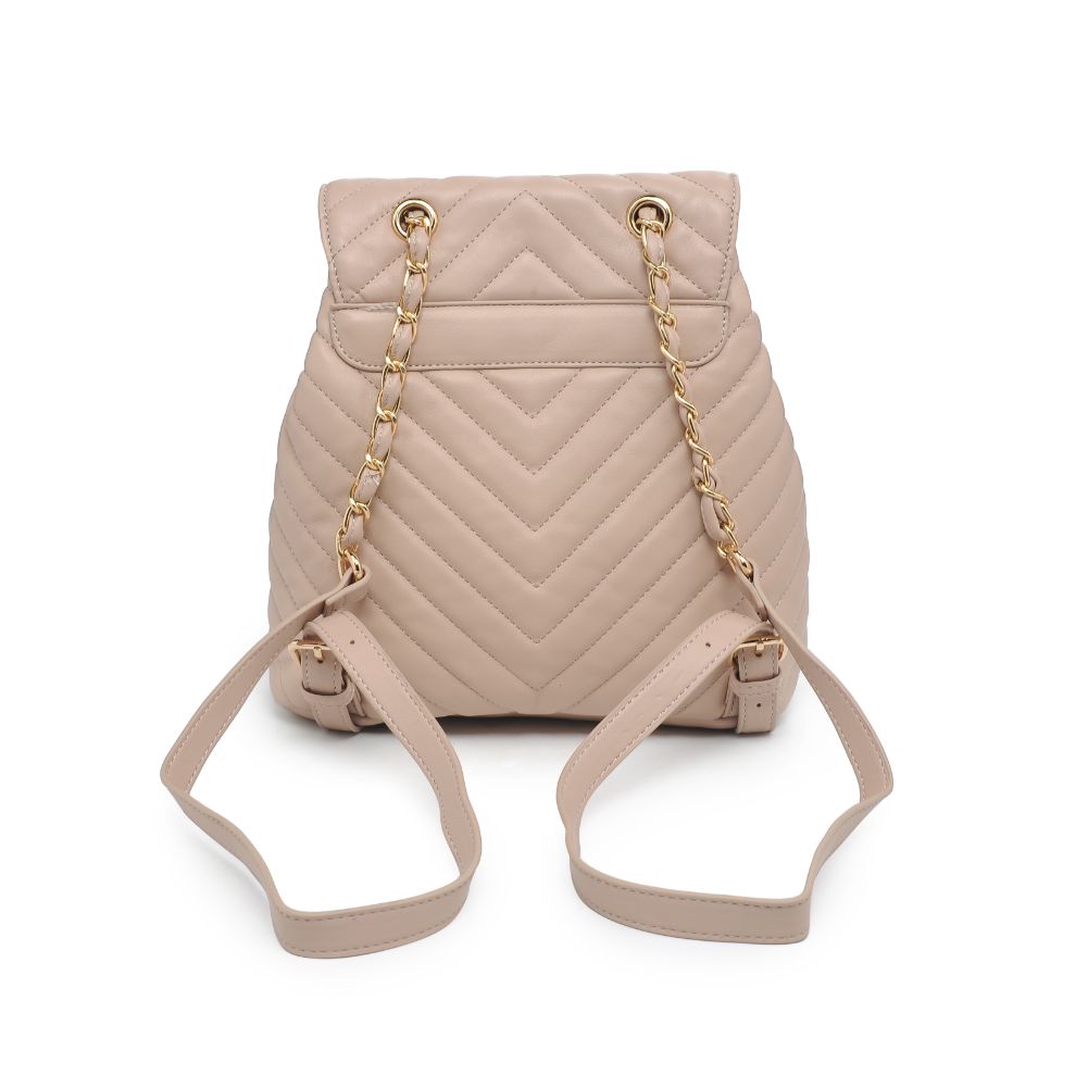 Woman wearing Nude Urban Expressions Yessenia Backpack 818209013710 View 7 | Nude