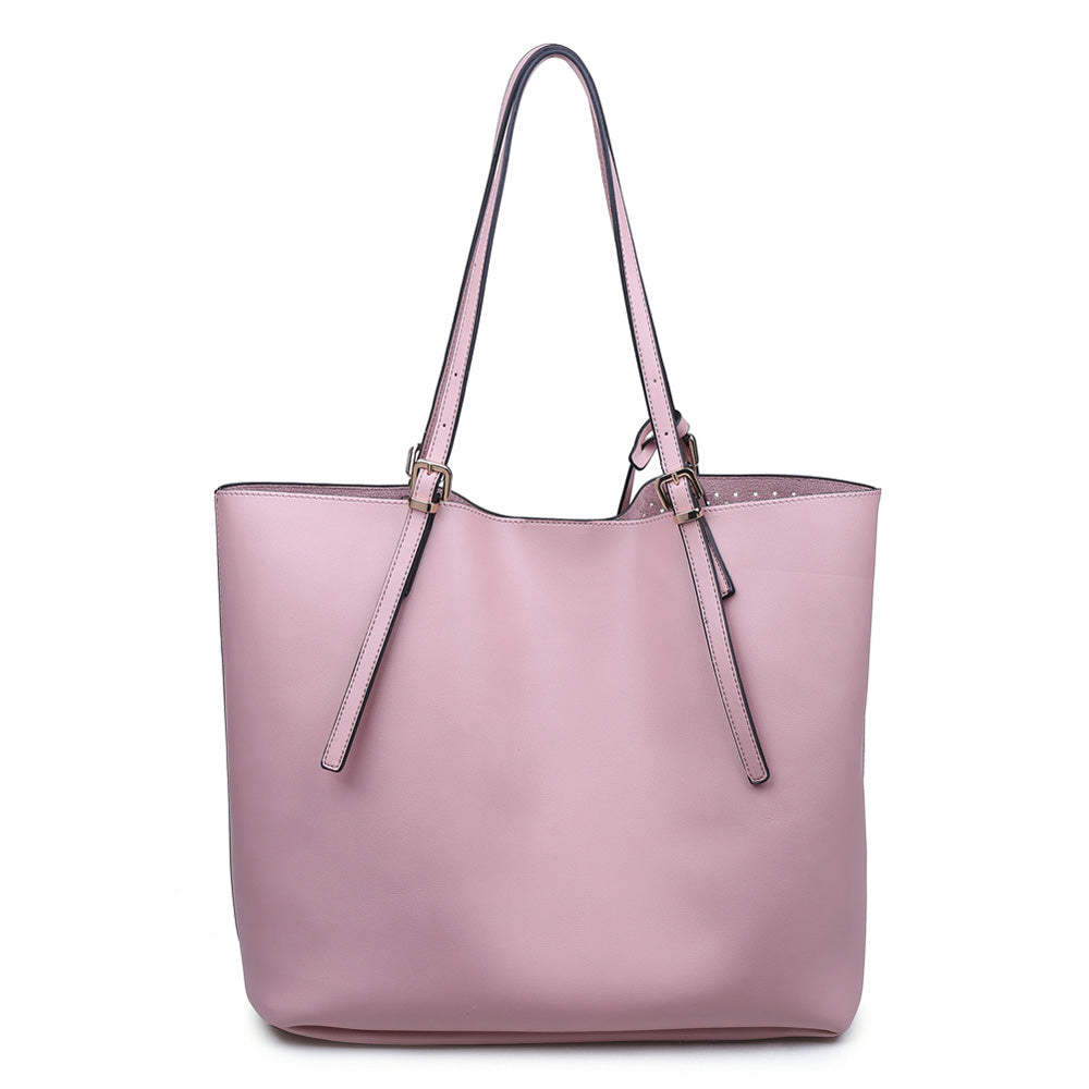 Woman wearing French Rose Urban Expressions Payson Tote NA-840611141064 View 7 | French Rose