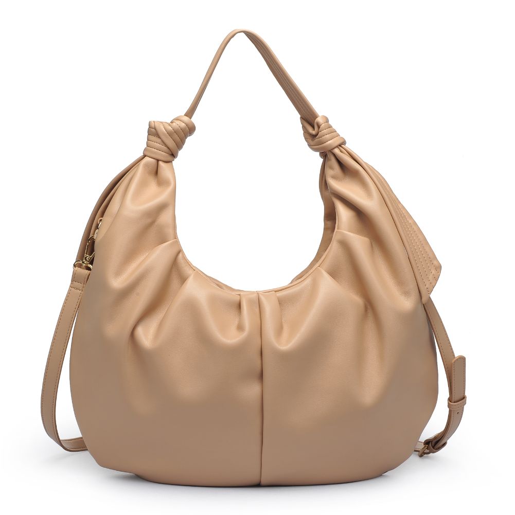 Product Image of Urban Expressions Marcy Hobo 840611174666 View 3 | Almond