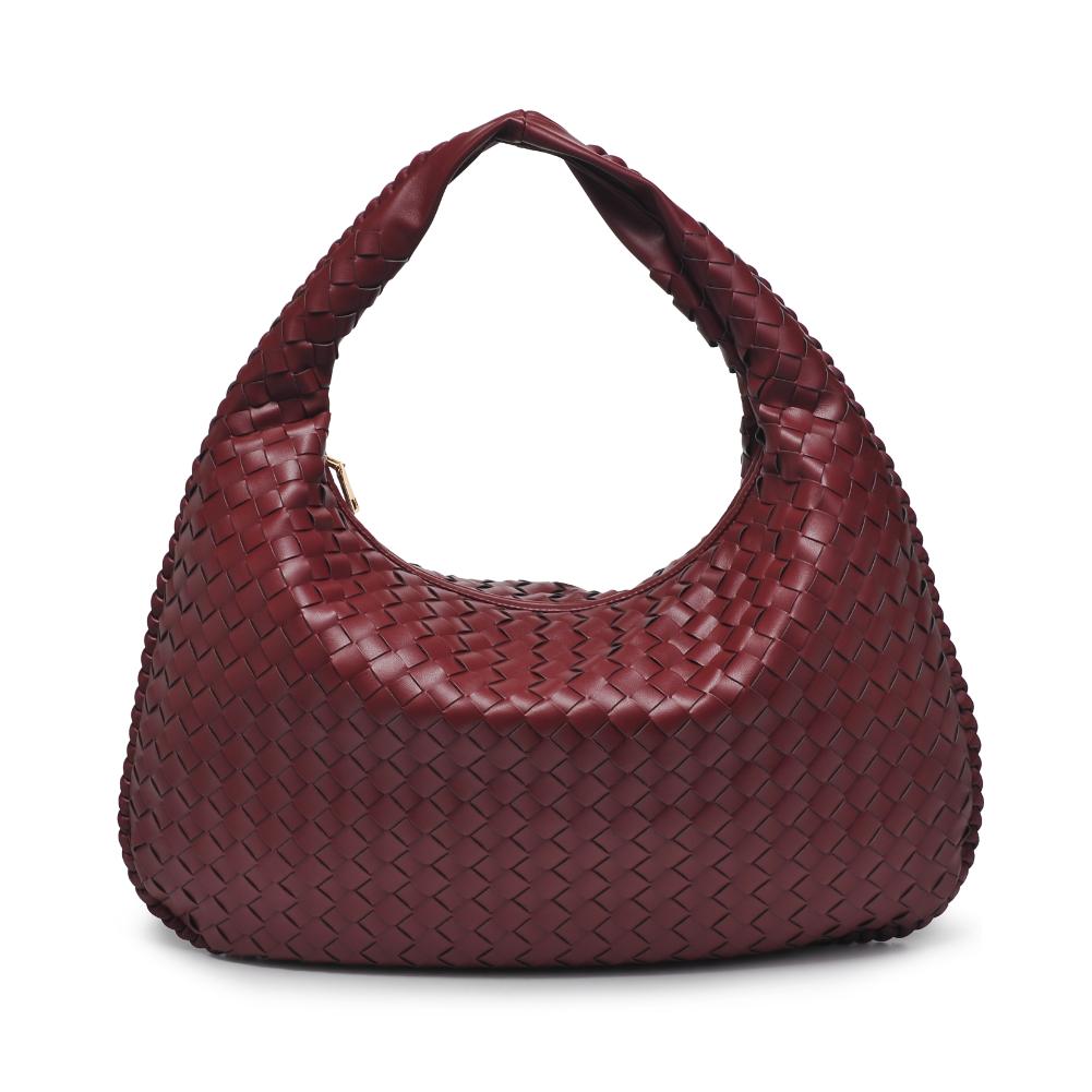 Woman wearing Wine Urban Expressions Victoria Hobo 840611140845 View 5 | Wine