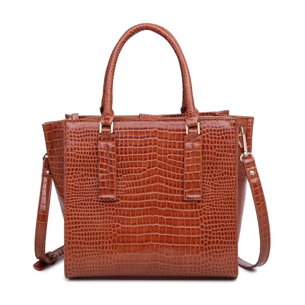 Woman wearing Tan Urban Expressions Josephine Tote 840611167163 View 5 | Tan