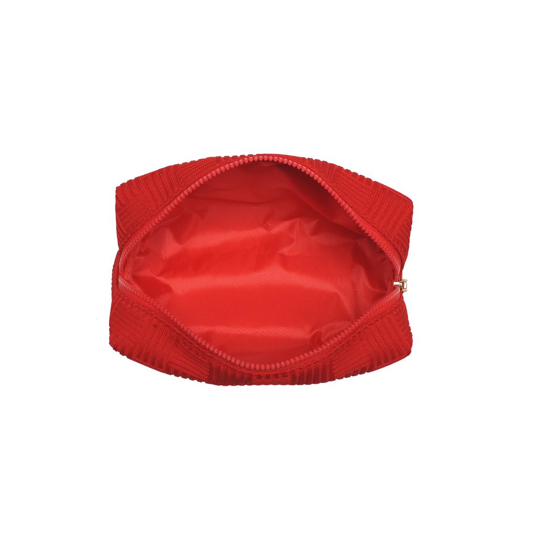 Urban Essentials Hatchway Cosmetic & Travel Organizer Pouch 840611197764 View 8 | Red