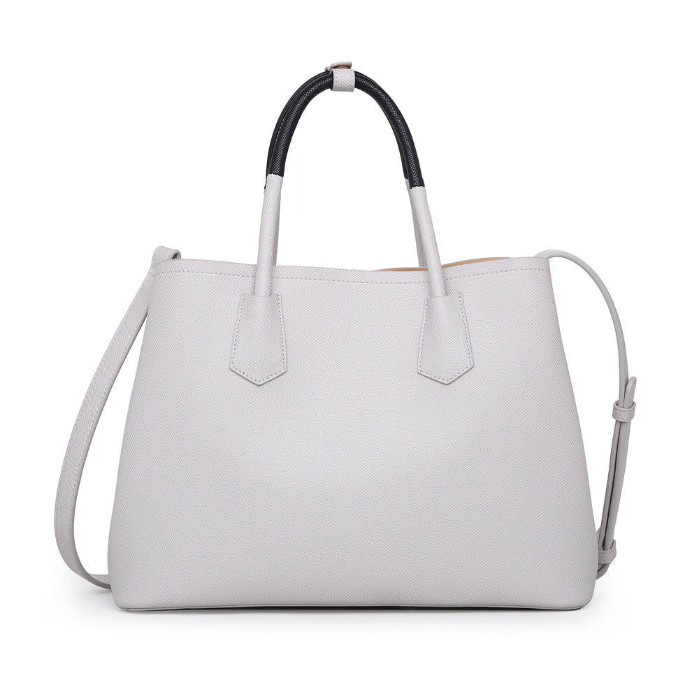 Product Image of Urban Expressions Collette Satchel NA-840611160546 View 3 | Grey
