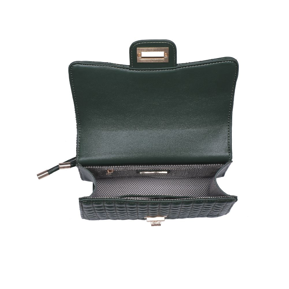 Woman wearing Hunter Green Urban Expressions Zoe Crossbody 840611115416 View 9 | Hunter Green