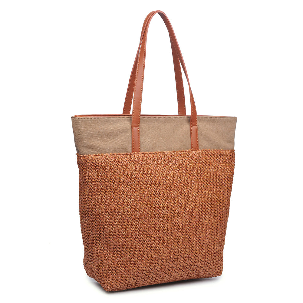 Product Image of Urban Expressions Marina Tote NA-840611143495 View 2 | Tan