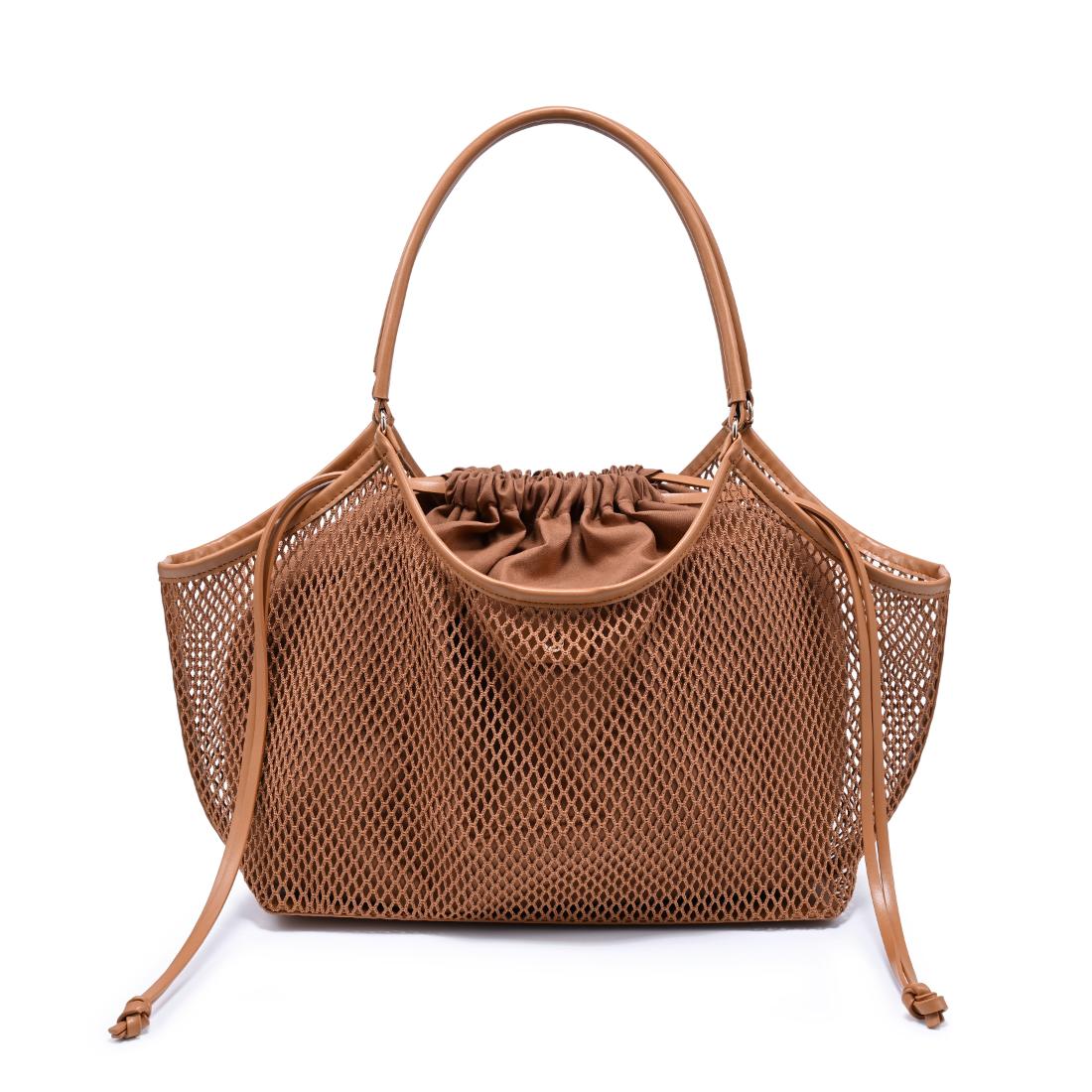 Woman wearing Tan Urban Expressions Easton Tote 840504205217 View 5 | Tan