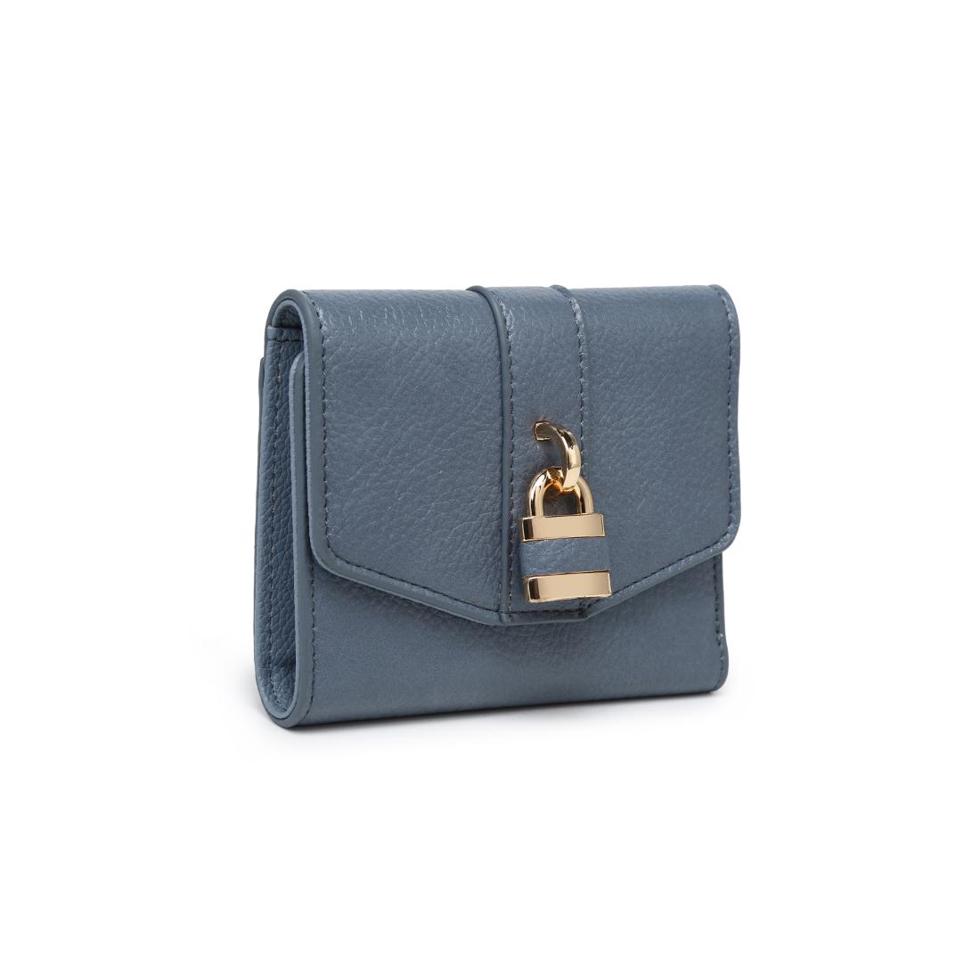 Woman wearing Denim Urban Expressions Andie Wallet 840504208126 View 6 | Denim