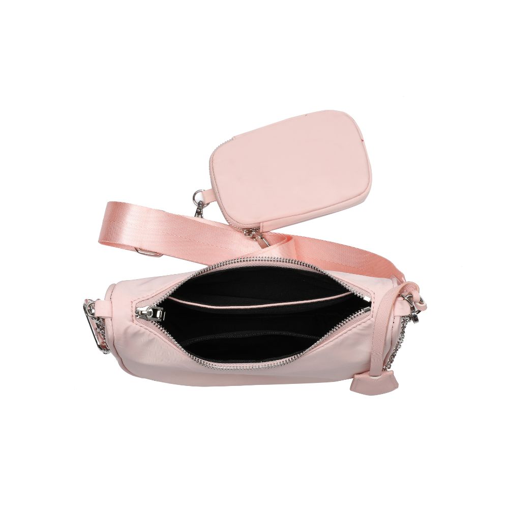 Product Image of Urban Expressions Joss - Nylon Crossbody 840611173737 View 4 | Pastel Pink