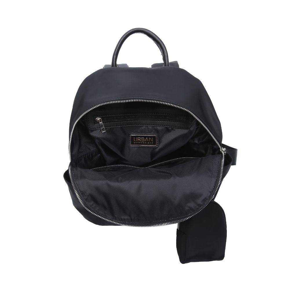Product Image of Urban Expressions Venus Backpack 840611177759 View 8 | Black