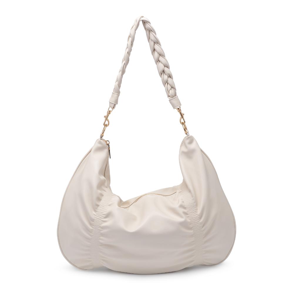 Woman wearing Ivory Urban Expressions Amber Hobo 840611130464 View 5 | Ivory