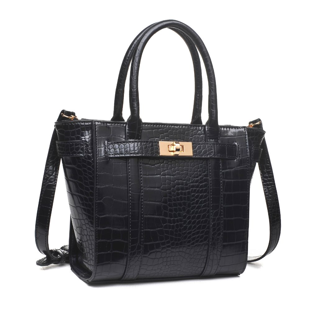 Product Image of Urban Expressions Jayden Satchel 840611172914 View 2 | Black