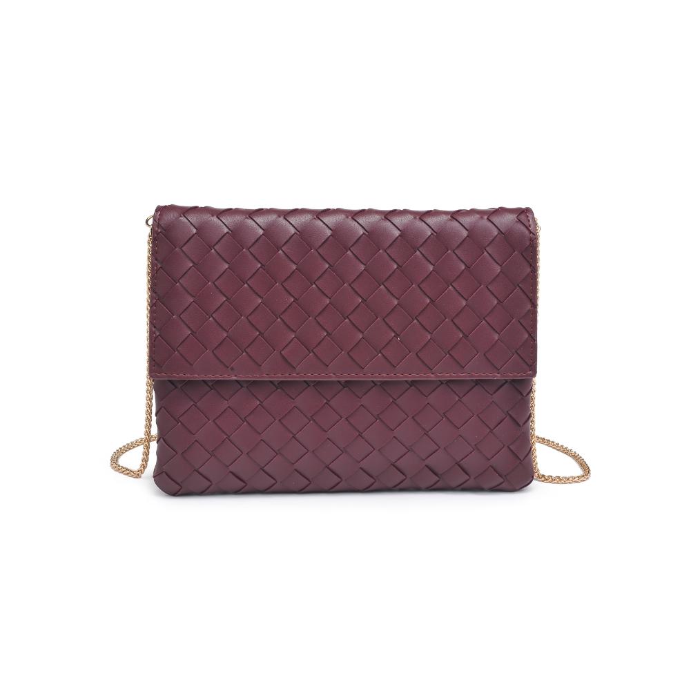 Woman wearing Wine Urban Expressions Ivy Clutch 840611133311 View 5 | Wine
