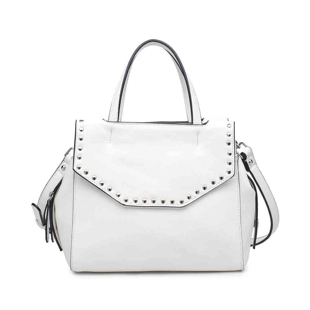 Product Image of Urban Expressions Edison Satchel NA-840611147479 View 1 | White