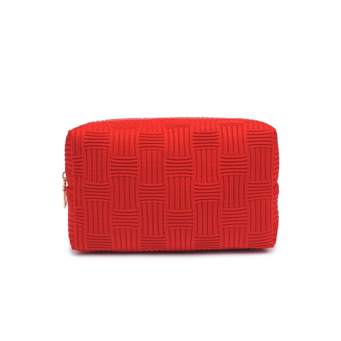 Urban Essentials Hatchway Cosmetic & Travel Organizer Pouch 840611197764 View 5 | Red