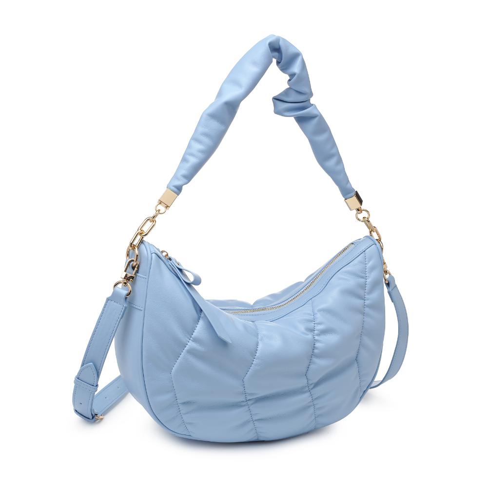 Woman wearing Sky Blue Urban Expressions Whitney Crossbody 840611130594 View 6 | Sky Blue