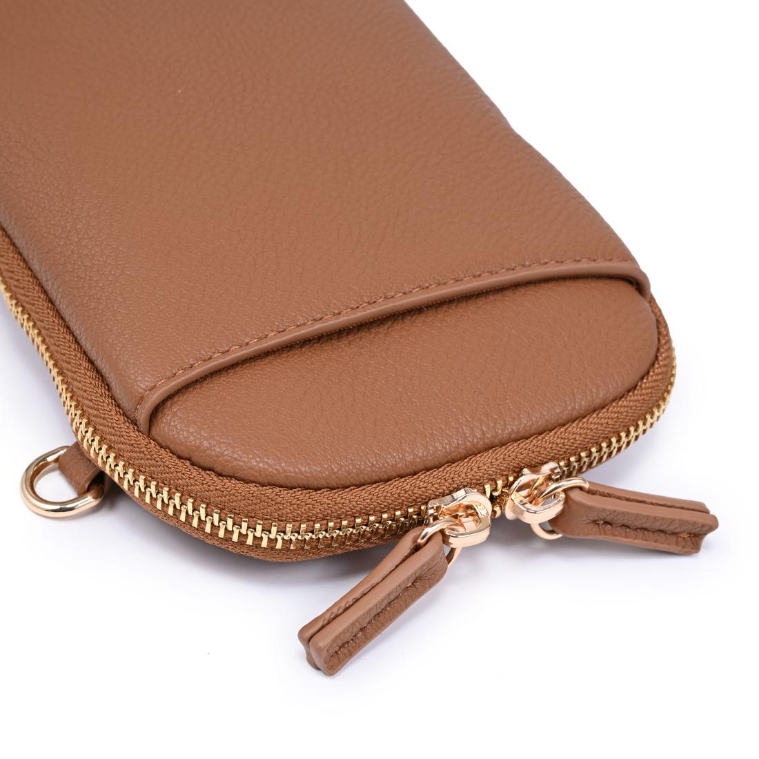 Urban Expressions Karen Cell Phone Crossbody 840504212796 View 8 | Tan