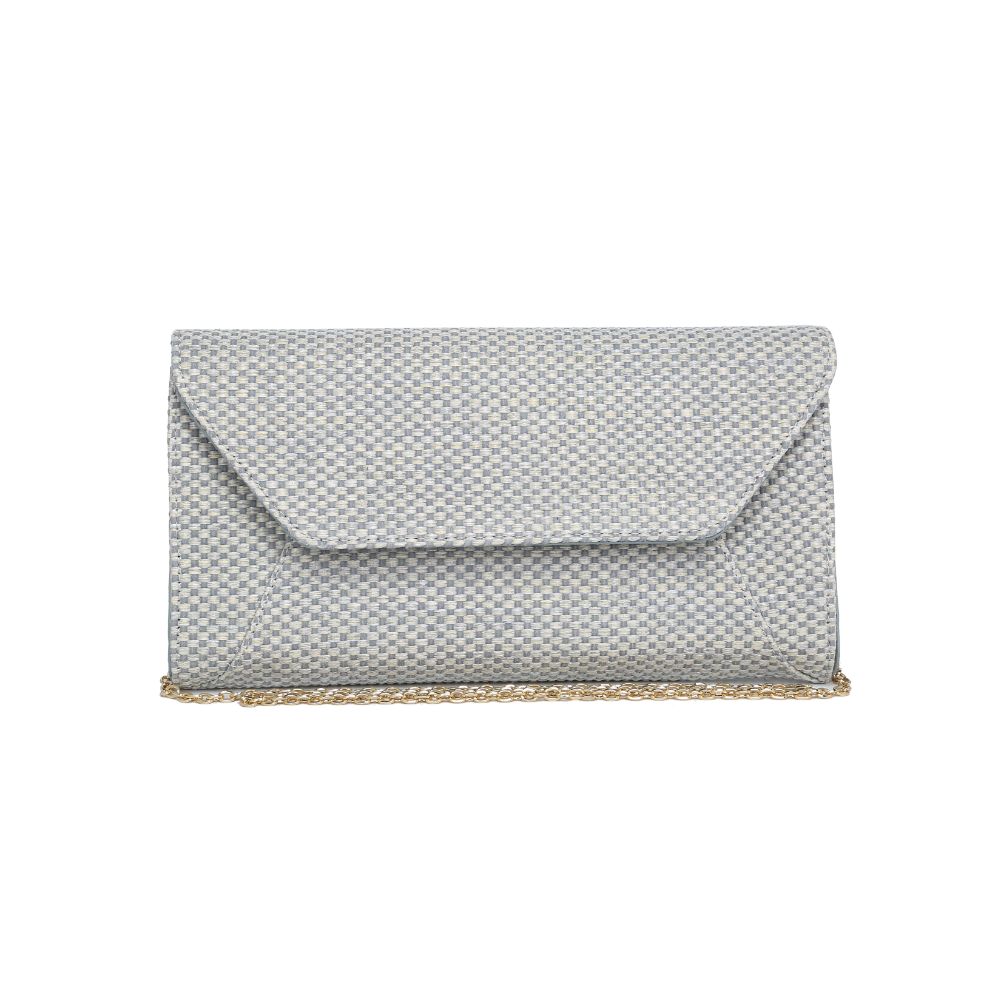 Product Image of Urban Expressions Dakota Clutch 840611100641 View 5 | Dusty Blue
