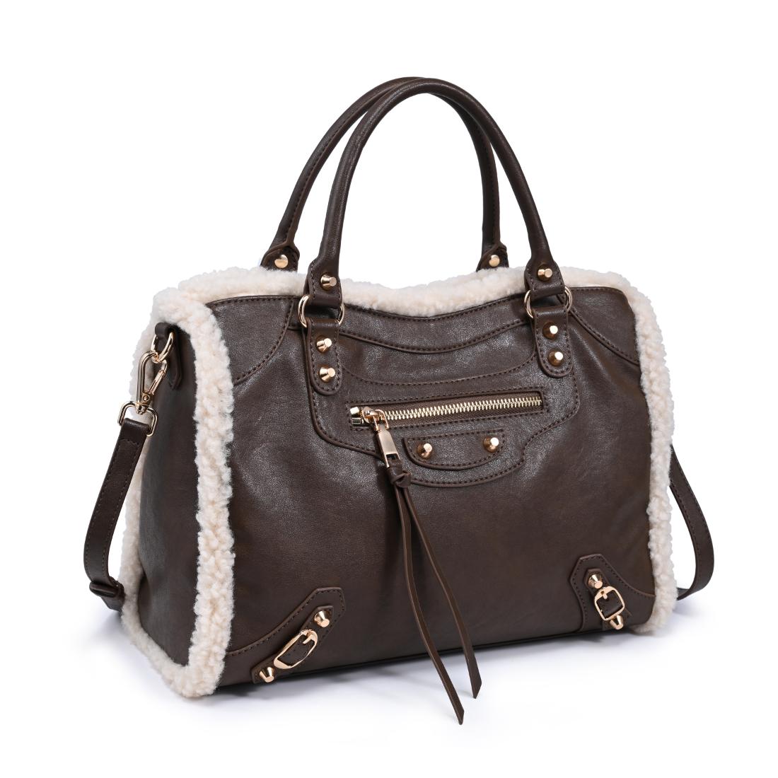 Urban Expressions Seraphina Satchel 840504211928 View 6 | Chocolate