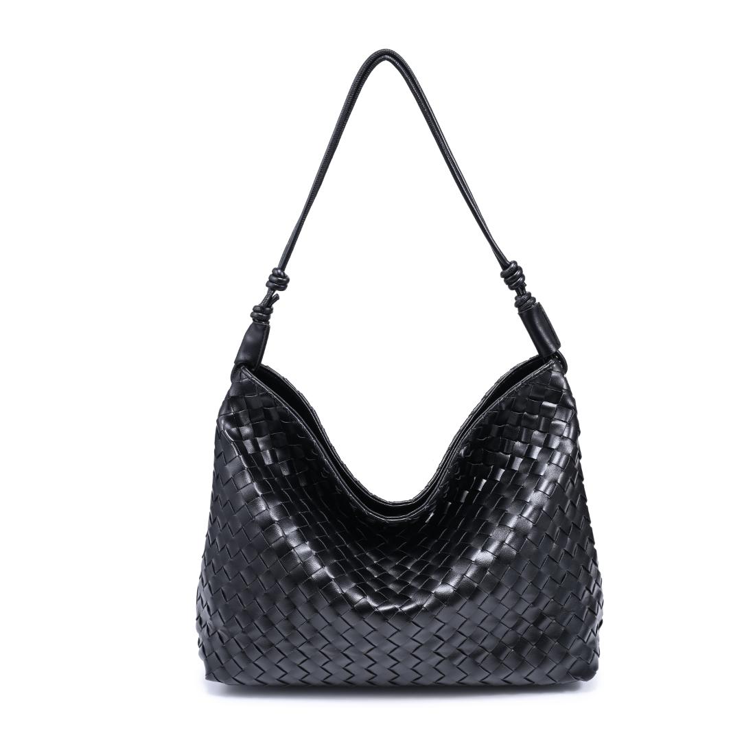Woman wearing Black Urban Expressions Theo Hobo 840504205576 View 5 | Black