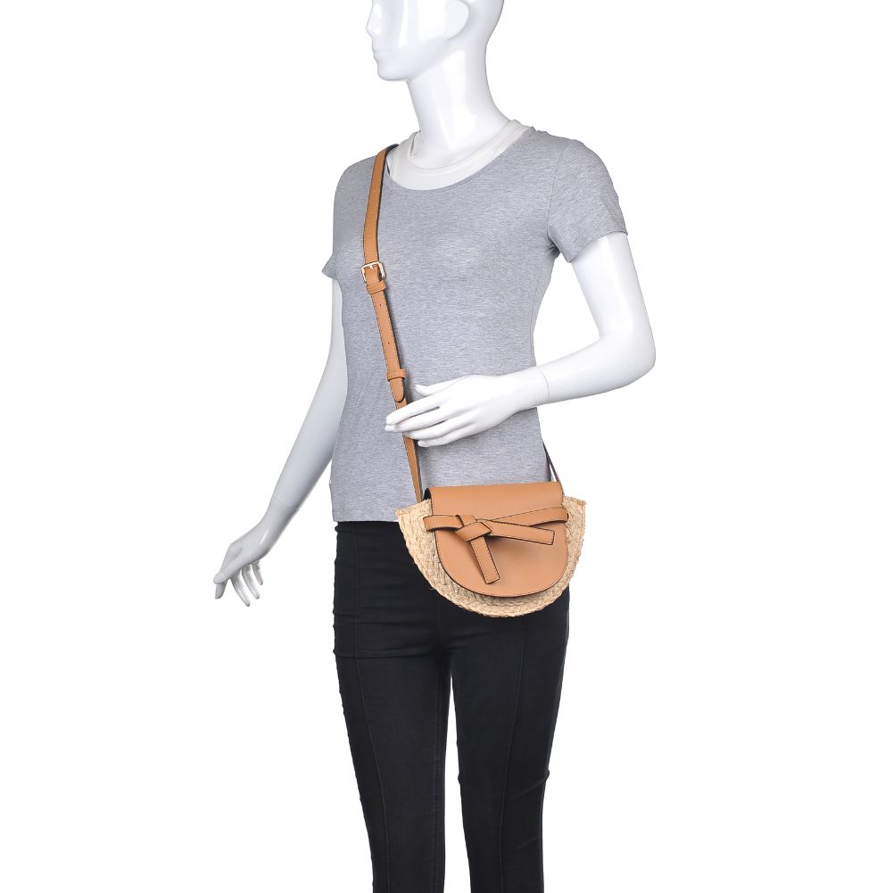 Product Image of Urban Expressions Carmella Crossbody 840611172617 View 5 | Tan