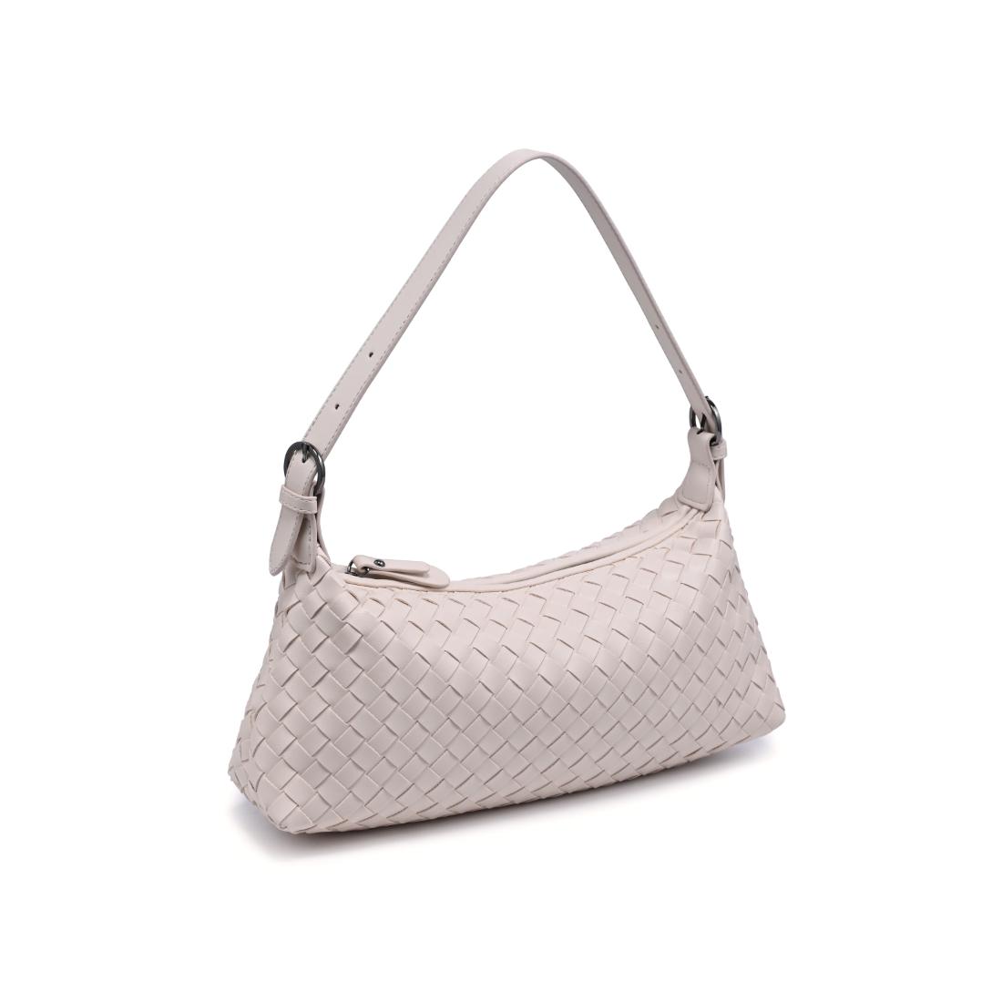 Woman wearing Oatmilk Urban Expressions Audrey Shoulder Bag 840504204067 View 6 | Oatmilk