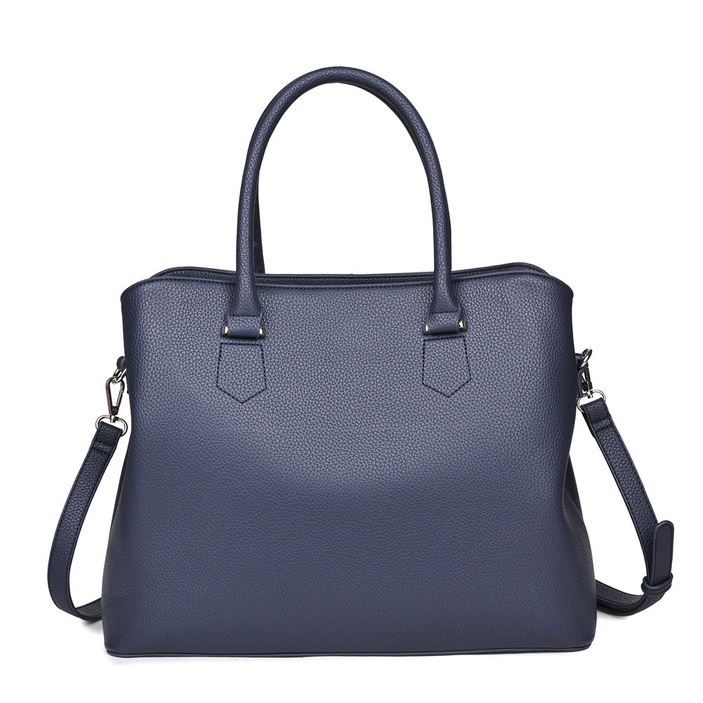 Product Image of Urban Expressions Leighton Satchel NA-840611151087 View 3 | Navy
