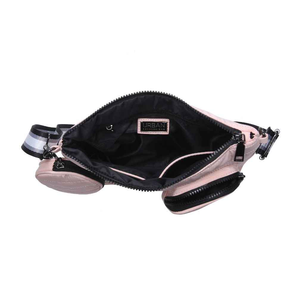 Product Image of Urban Expressions Arlo Crossbody 840611180650 View 4 | Rose