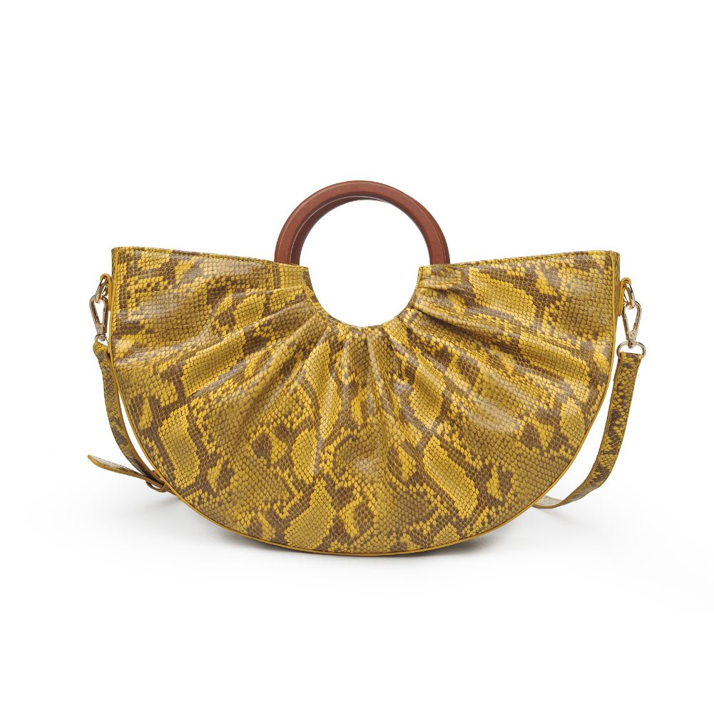Product Image of Urban Expressions Moon Satchel 840611172655 View 7 | Mustard
